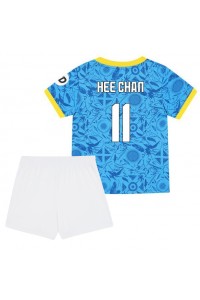 Wolves Hee-chan Hwang #11 Jalkapallovaatteet Lasten Kolmas peliasu 2025-26 Lyhythihainen (+ Lyhyet housut)